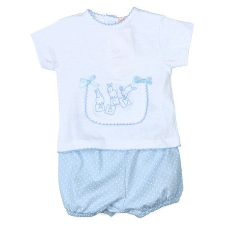 Conjunto corto mudita algodón bebé-29550-Tony Bambino - Monitoskids