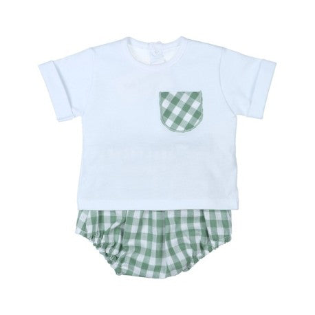 Conjunto corto de 2 piezas para bebé-32273-Tony Bambino - Monitoskids