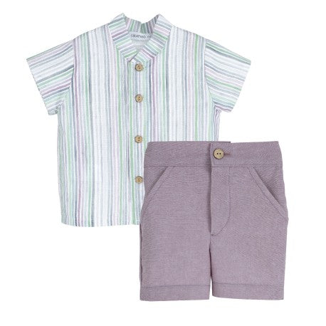 Conjunto corto pantalón Savu-11163-Calamaro Baby - Monitoskids