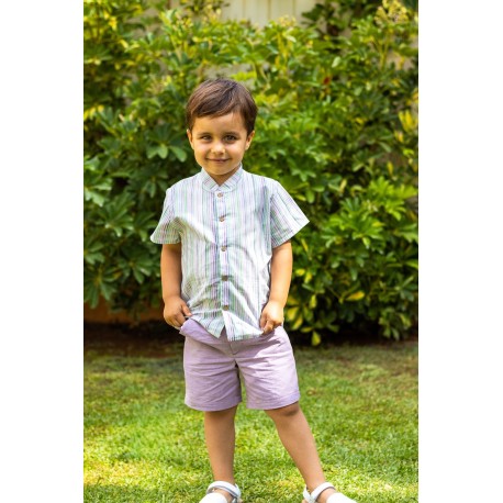 Conjunto corto pantalón Savu-11163-Calamaro Baby - Monitoskids