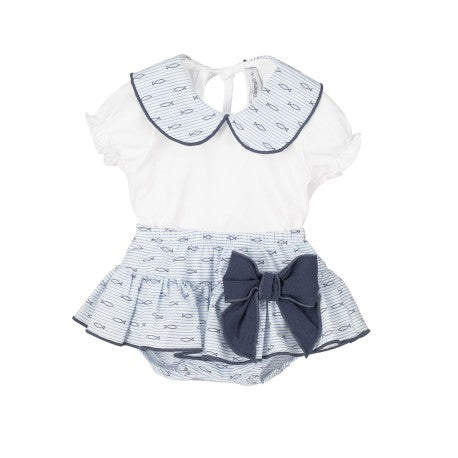 Conjunto pololo Alsine bebé niña-17951-Calamaro Baby - Monitoskids