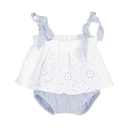 Conjunto corto bebé niña Kerala-11314-Calamaro Baby - Monitoskids