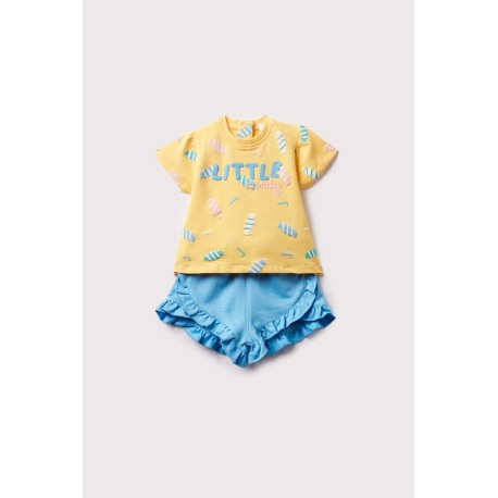 Conjunto sport 2 piezas short bebé niña little-243053-Street Monkey - Monitoskids