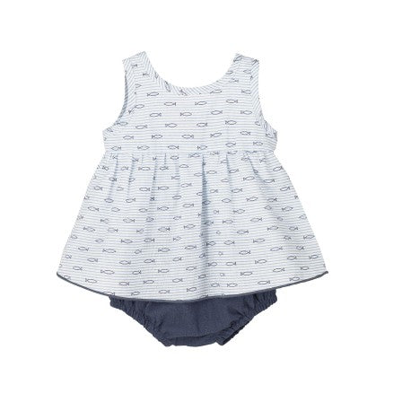 Jesusito estampado peces Alsine-22054-Calamaro Baby - Monitoskids