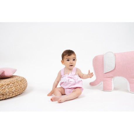 Peto corto rosa Caléndula detalle lazo-32426-Calamaro Baby - Monitoskids