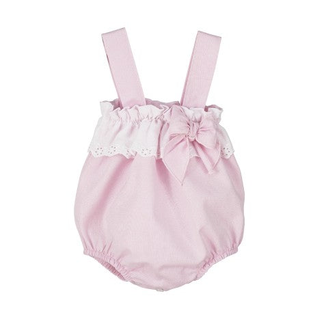 Peto corto rosa Caléndula detalle lazo-32426-Calamaro Baby - Monitoskids
