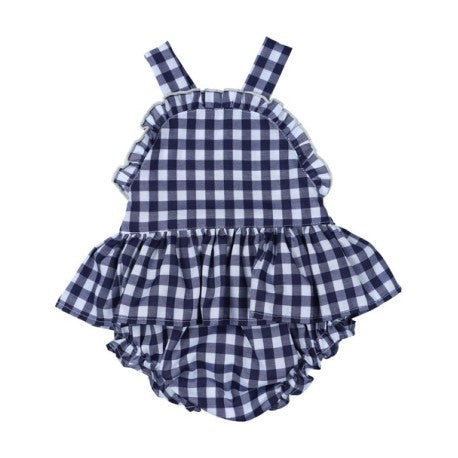 Pichi tirantes bebé cuadros vichy volantes-30745-Tony Bambino - Monitoskids