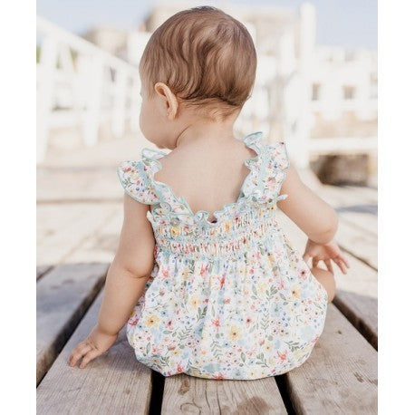 Ranita corta floral tirantes-30361-Tony Bambino - Monitoskids