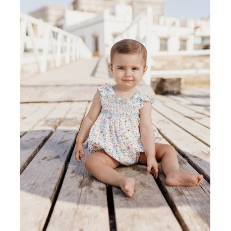 Ranita corta floral tirantes-30361-Tony Bambino - Monitoskids
