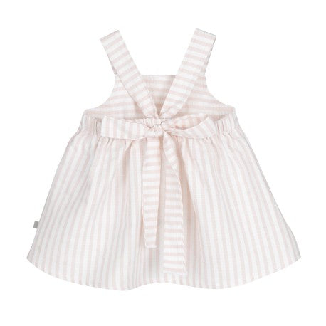 Vestido de tirantes estampado rayas Bundi para bebé-21326-Calamaro Baby - Monitoskids