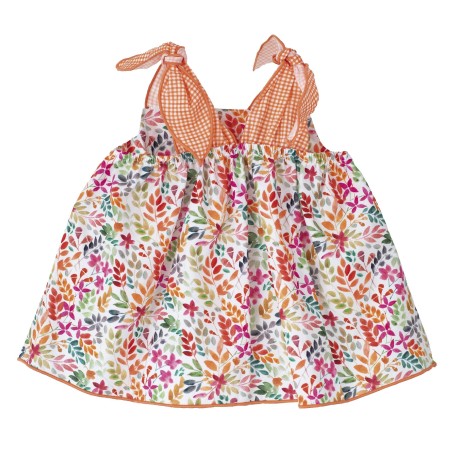 Vestido bebé Tasmania estampado floral-21293B-Calamaro Baby - Monitoskids