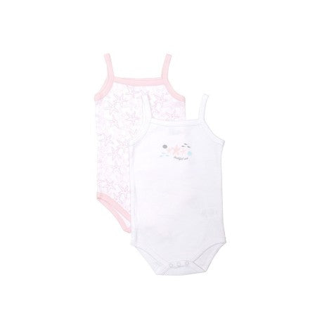 Pack 2 bodies tirantes bebé niña 'estrellas de mar'-YATSI - Monitoskids